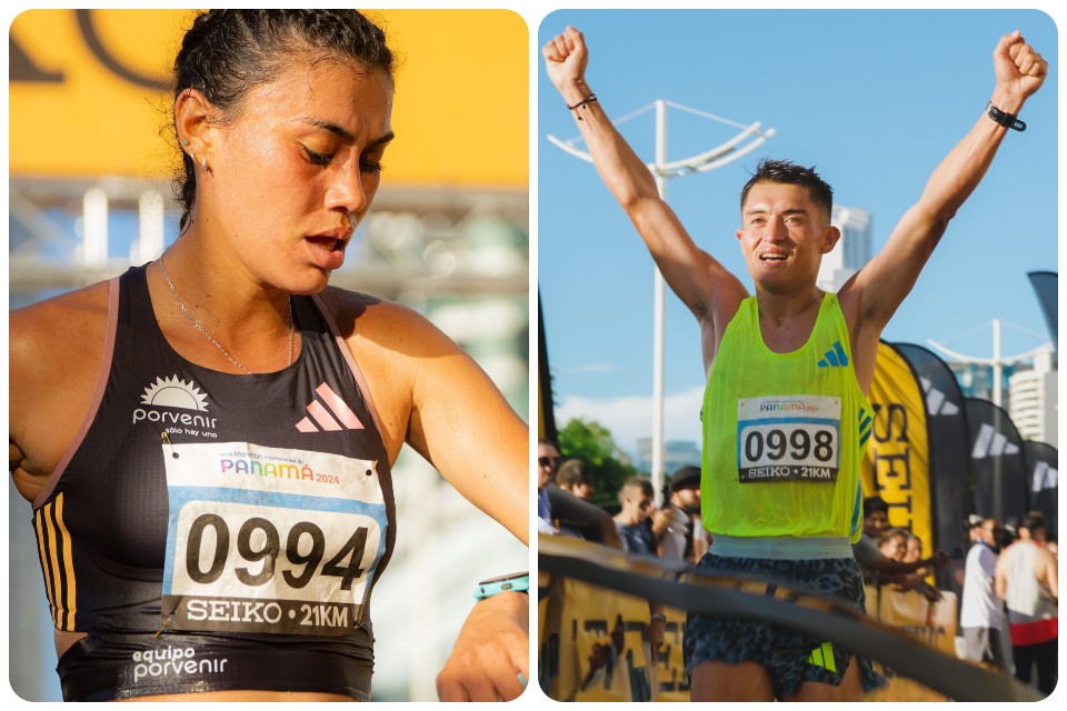 Hugo Catrileo y Citatli Cristian hacen historia en el Maratón Internacional Panamá 2024 