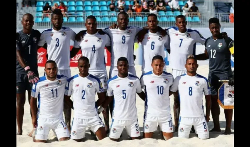 Selección de Fútbol Playa de Panamá.