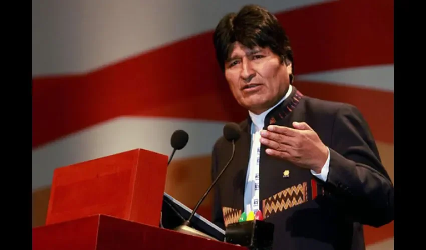 Evo Morales.