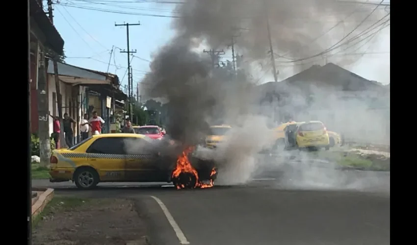 El siniestro fue en el barrio Bolívar de David.