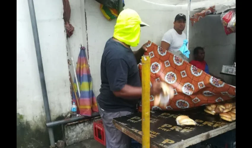 Venezolanos estaban  ejerciendo  la buhonería. Foto: Cortesía