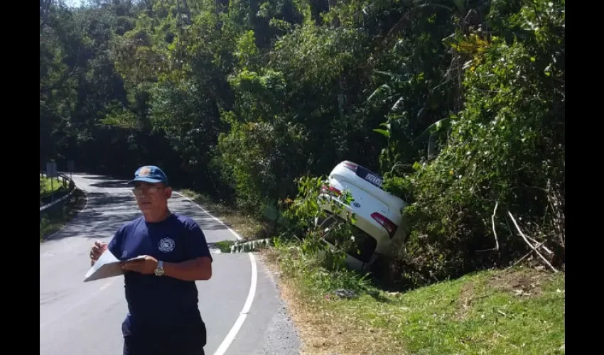 Accidente de tránsito en Antón. 