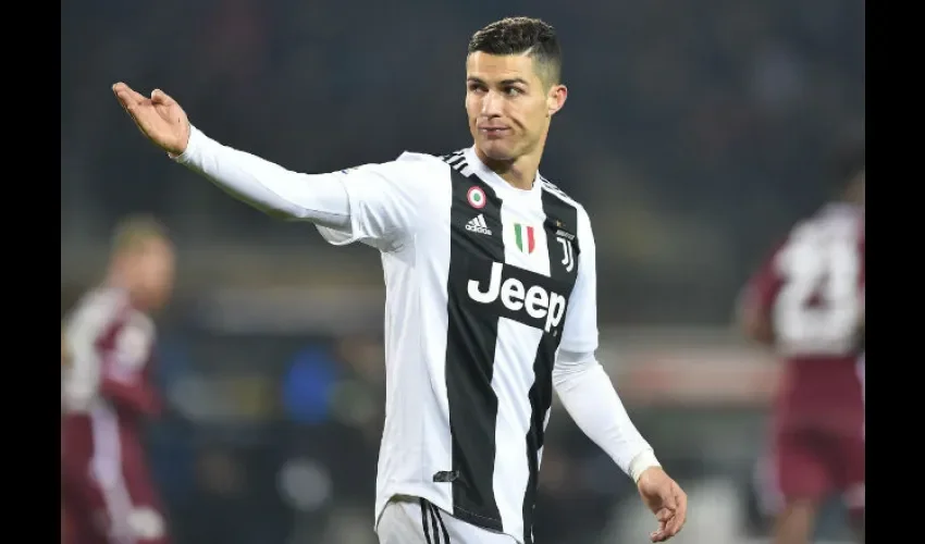 El jugador de la Juventus Cristiano Ronaldo. Foto: EFE