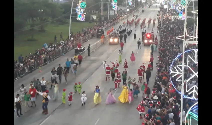 Desfile de Navidad.