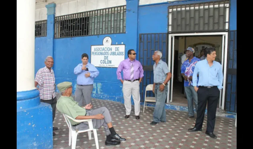 Jubilados y pensionados de Colón. 