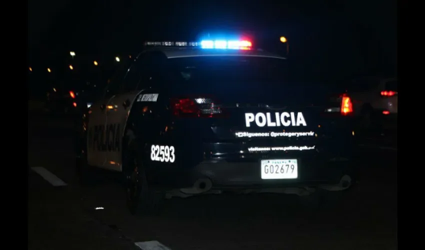 Carro de la Policía Nacional.