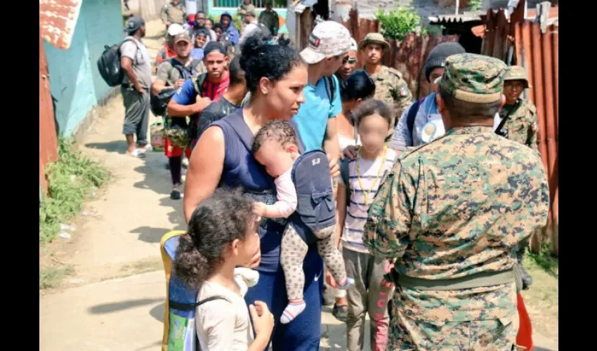 Niños los más afectados por las rutas de migración. Foto: Cortesía