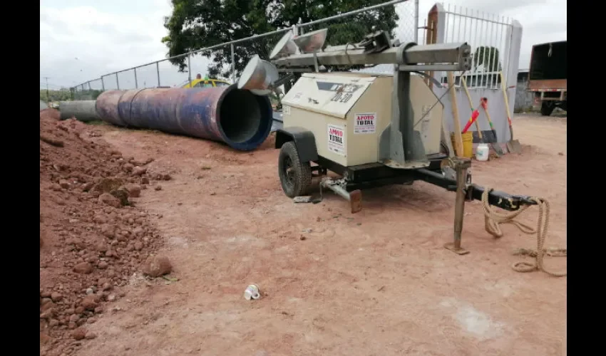 Punto en donde se realizarán los trabajos de interconexión en el distrito de La Chorrera. 