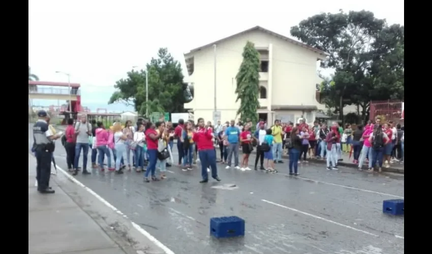 Foto ilustrativa de la manifestación. 