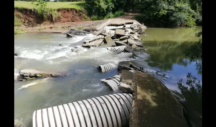 Foto ilustrativa del lugar donde se necesita con urgencia un puente. 