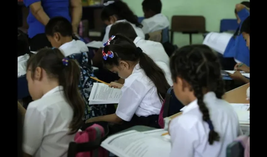 Foto ilustrativa de la educación en el país. 