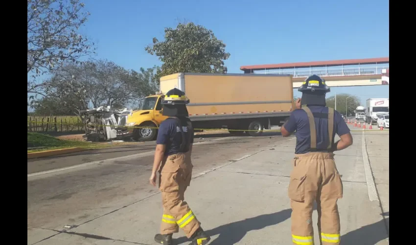 Agregó que los heridos fueron atendidos por paramédicos de los bomberos con apoyo de unidades de Coclé, Veraguas y del SUME 911.