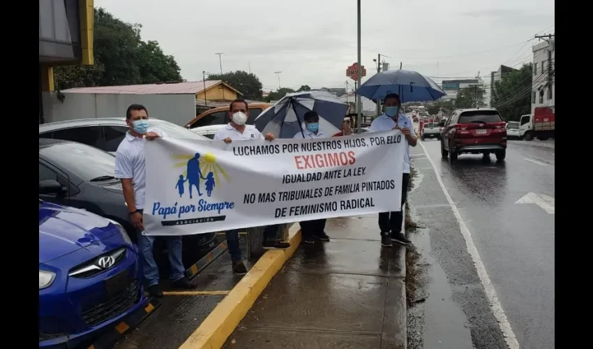 Foto ilustrativa de los manifestantes. 