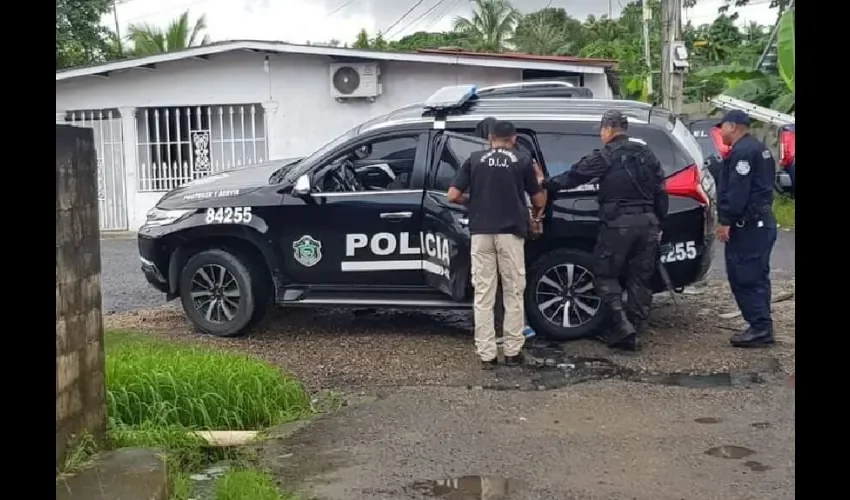 Foto ilustrativa de la detención. 