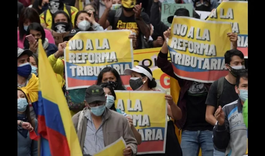 Foto ilustrativa de las manifestaciones. 