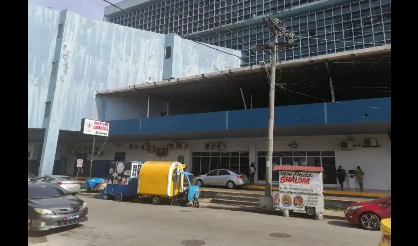 Recibió los primeros auxilio en el centro de salud, pero murió en el Complejo de la CSS en Colón. Foto: Diómedes Sánchez