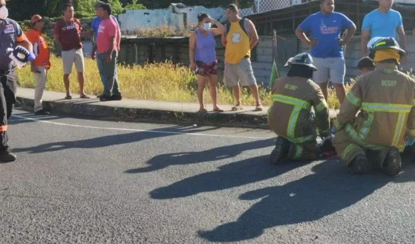 Personal de emergencias atendió el caso. 