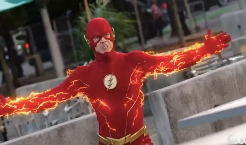 Vista del actor como Flash. 