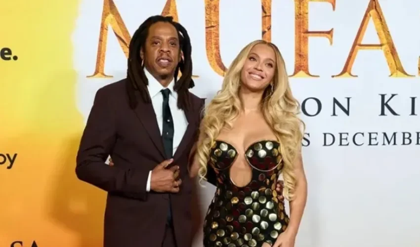 Jay-Z y Beyoncé en el estreno de la película ‘Mufasa: The Lion King’. EFE/ Allison Dinn