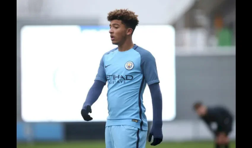 El jugador Jadon Sancho.