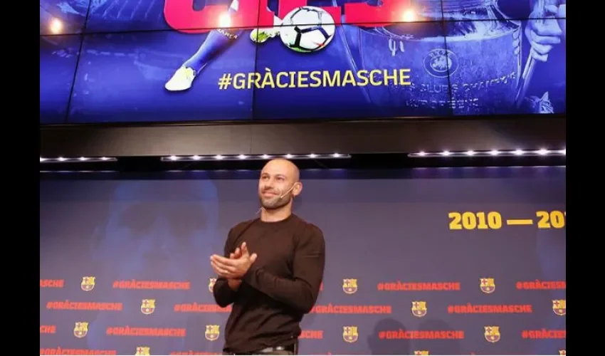 Javier Mascherano jugará ahora en el Hebei China Fortune.