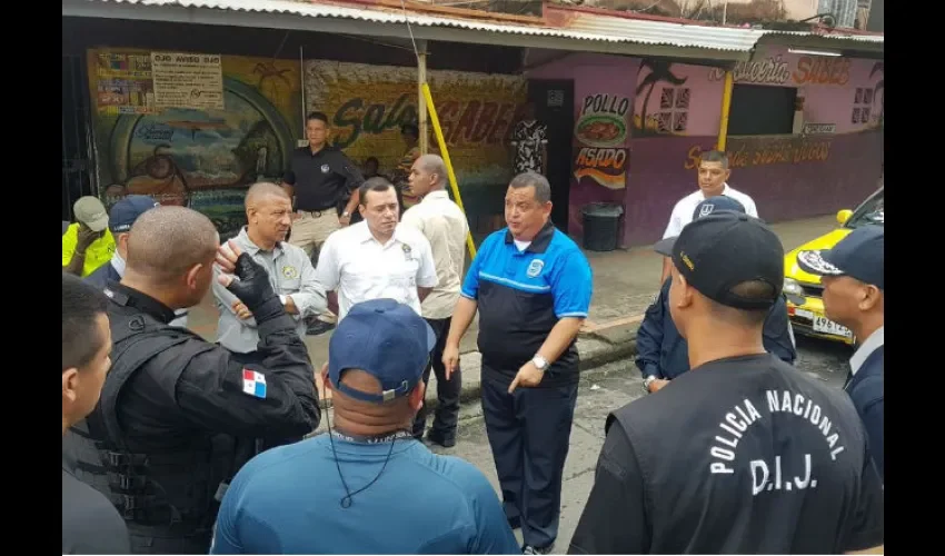 Operativo antipandilla en Colón. 