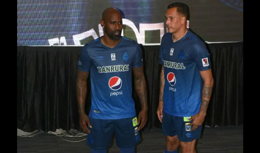 Felipe Baloy (dcha.) junto a Blas Pérez.