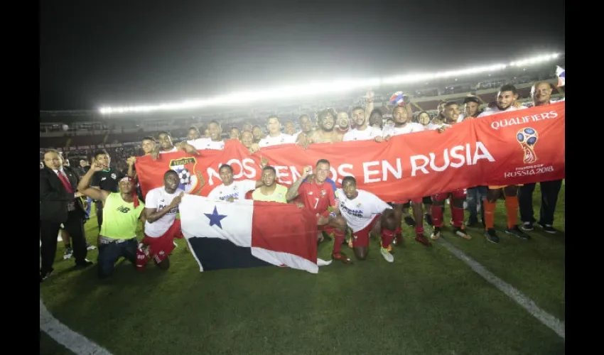 Jugadores de la Selección de Panamá. Foto: Anayansi Gamez