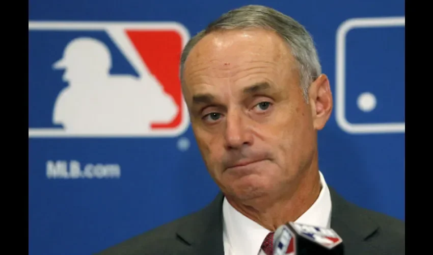 Rob Manfred es el comisionado de las Grandes Ligas. Foto: AP