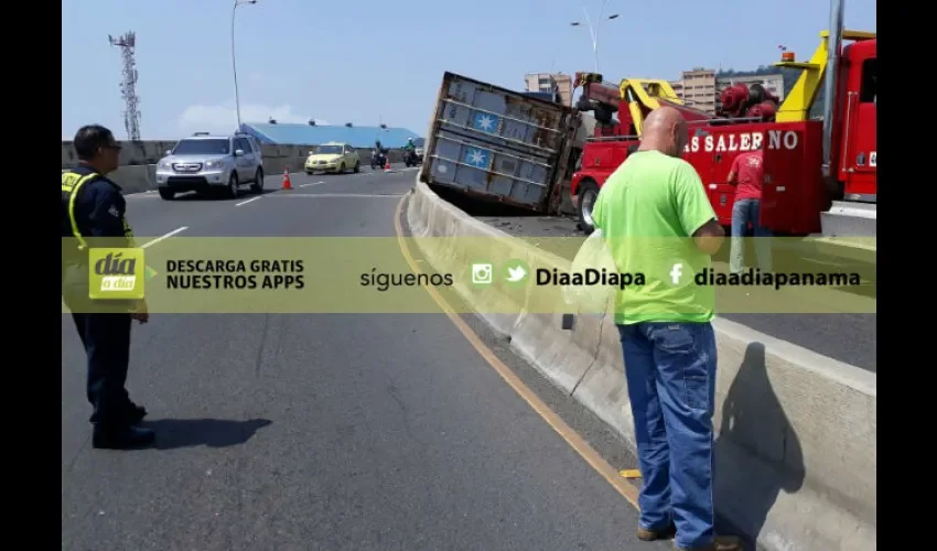 Foto ilustrativa del área del accidente. 