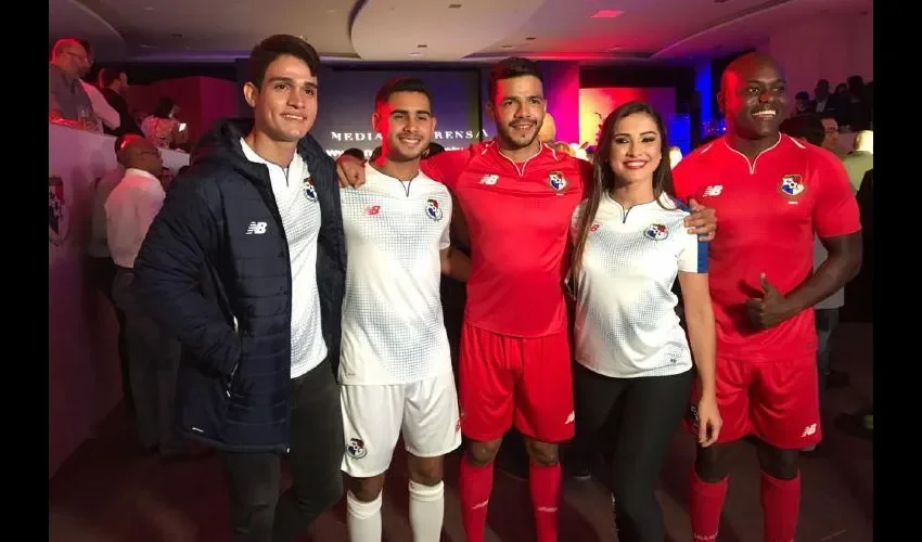 La camiseta de Panamá presentada oficialmente el jueves 6 de abril.