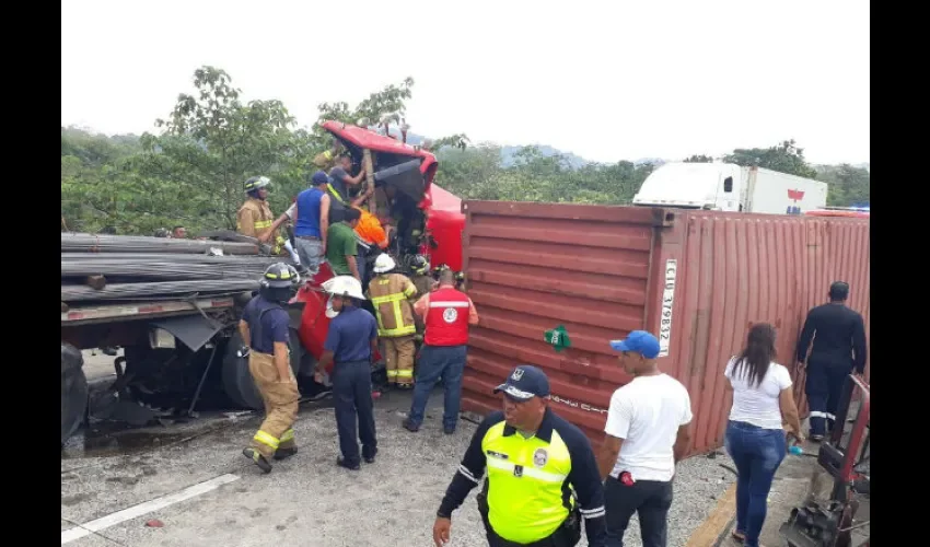 Accidente de tránsito en Chilibre.