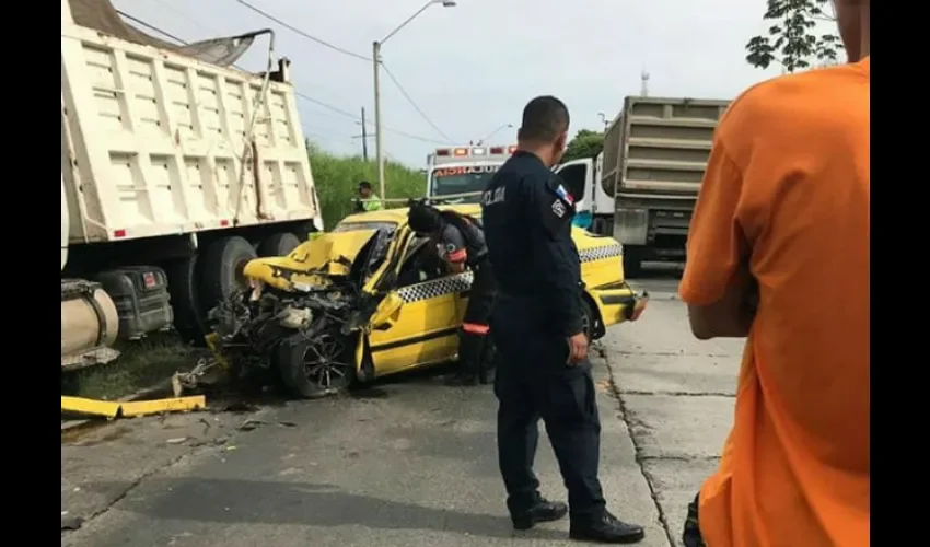 Accidente de tránsito en Panamá Oeste.