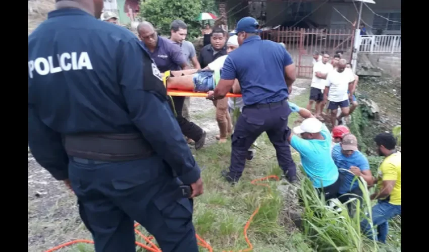 Ambos fueron trasladados al hospital de La Chorrera. 