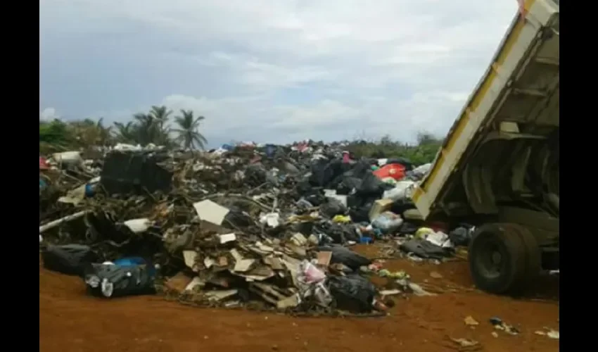 Foto ilustrativa del lugar donde se pretende hacer el relleno sanitario. 