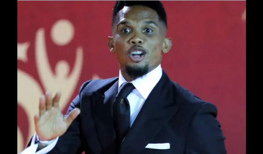 El futbolista camerunés Samuel Eto'o. Foto:EFE