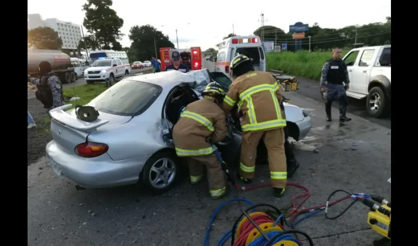 Accidente de tránsito en Chiriquí.