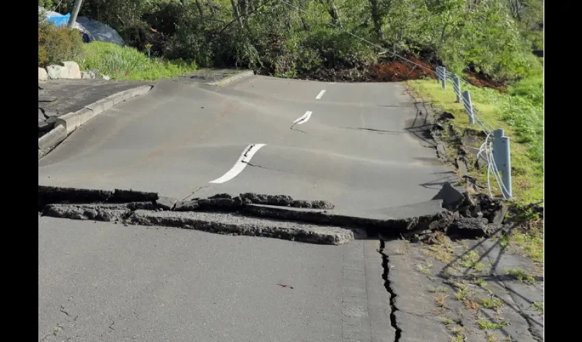 El terremoto fue de 6.7 grados. 