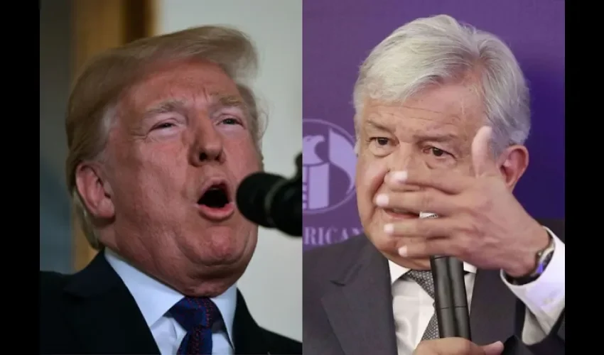 Andrés Manuel López Obrador y Donald Trump.