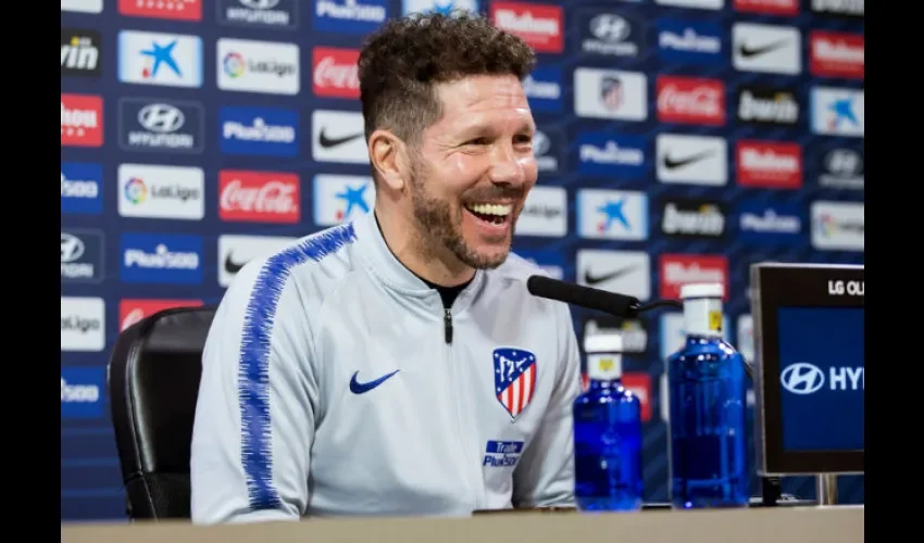  El técnico argentino del Atlético de Madrid, Diego Simeone. Foto:EFE