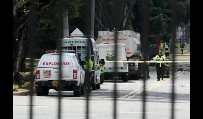 Atentado en Bogotá. 