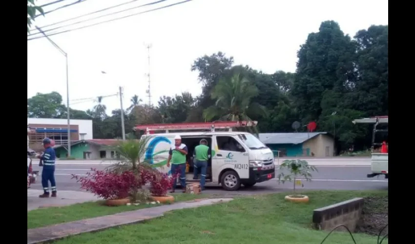 Trabajadores de Cable Onda. 