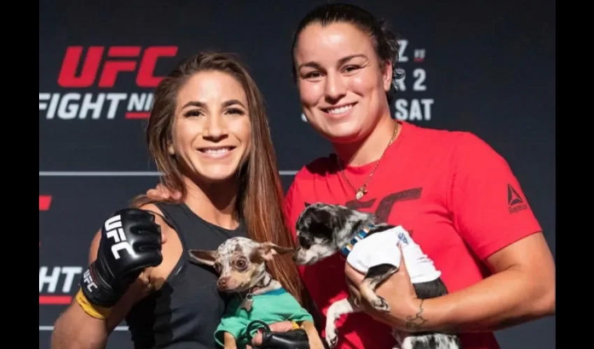 Tecia Torres (izq.) junto a Raquel Pennington./Instagram