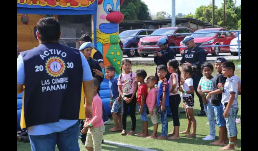 Los niños disfrutaron al máximo el Día de Reyes. Foto: Cortesía