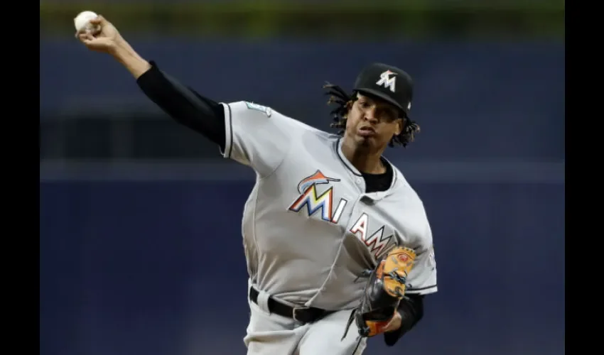 José Ureña va para su quinta temporada con los Marlins de Miami.