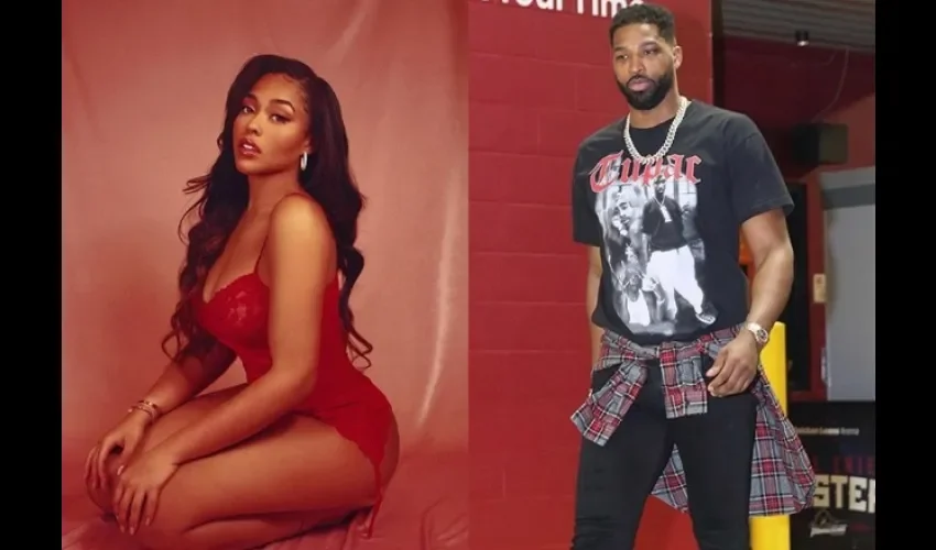 Tristan Thompson  y  Jordyn Woods.