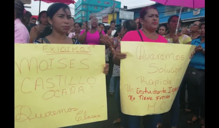 Foto ilustrativa de las manifestantes. 