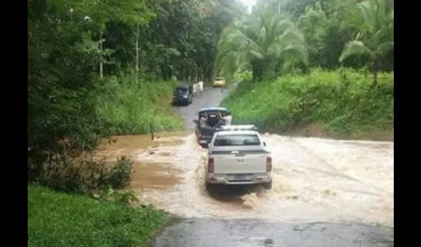 Foto ilustrativa del área del accidente. 