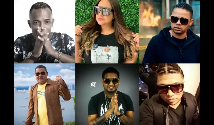 Artistas de romantic style / Oneil, Katy Phillips, El Roockie, Big Dario, El Estudiante y Angel Phas.