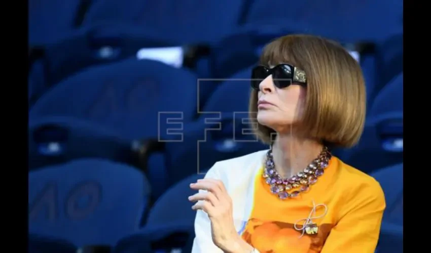 Imagen de la periodista y diseñadora Anna Wintour. Cortesía de EFE